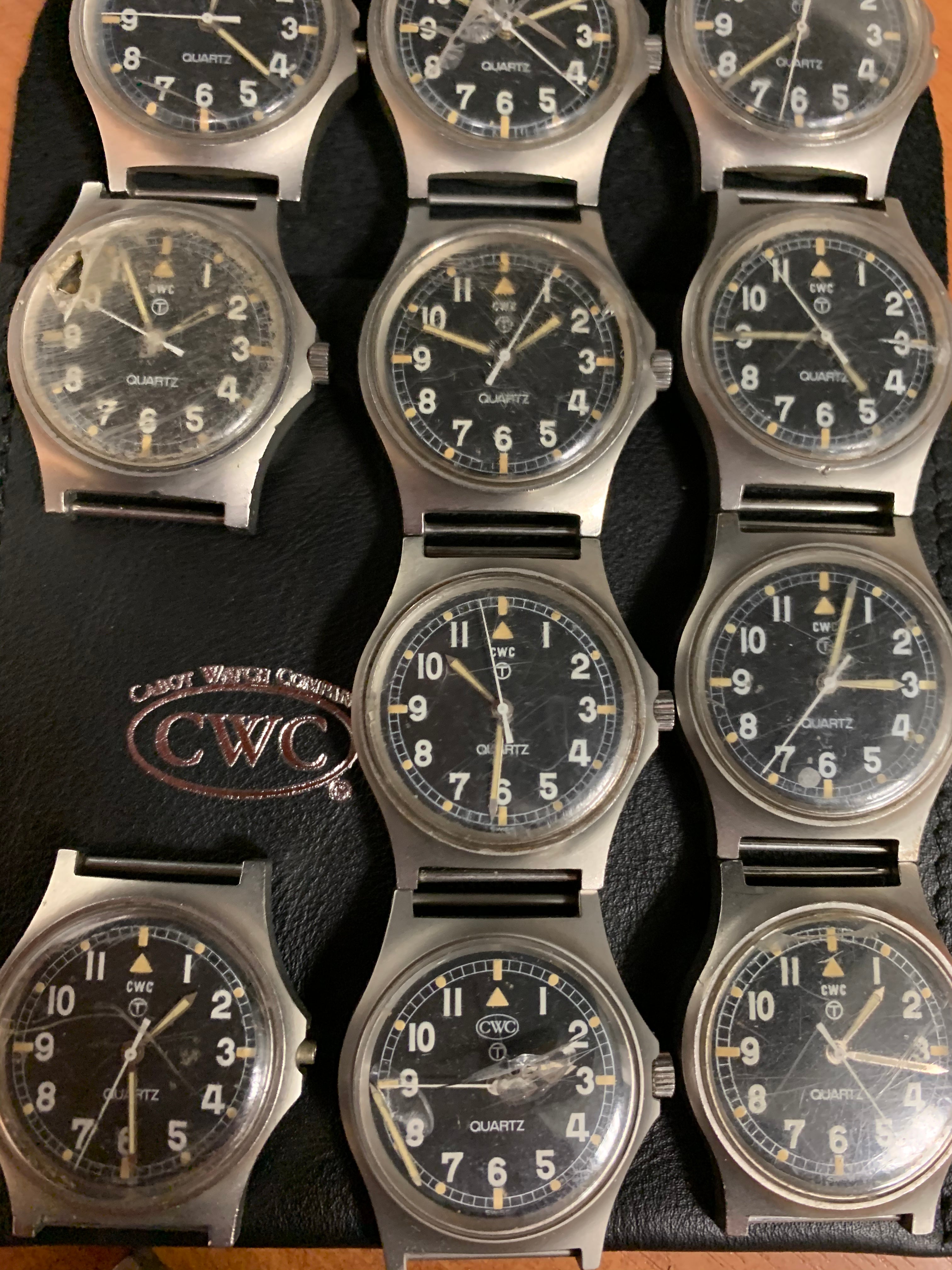 WE ARE INTERESTED IN PURCHASING YOUR OLD CWC MILITARY WATCH