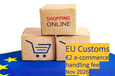 Changes to duties and handling fees for EU customers