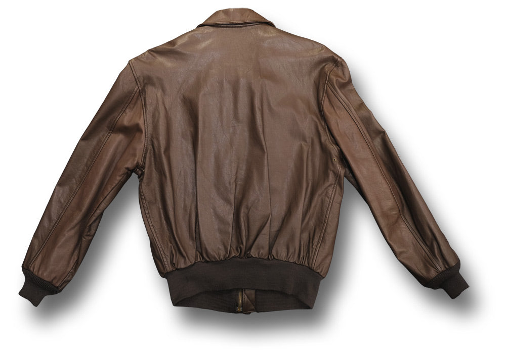 USED A2 USA LEATHER JACKET - BACK