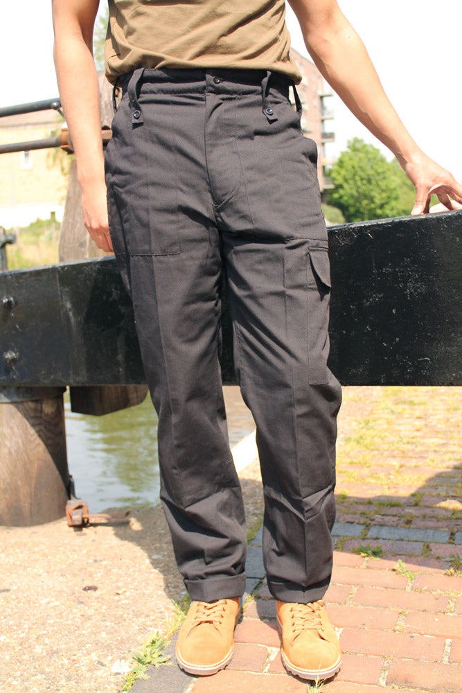 ARMY LIGHTWEIGHT TROUSERS - BLACK