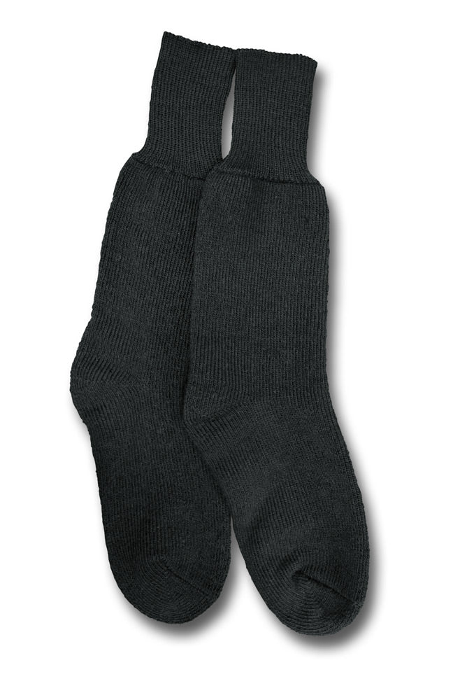 ARCTIC COLD WEATHER SOCKS (BLACK) - MEDIUM WITHOUT STRIPE