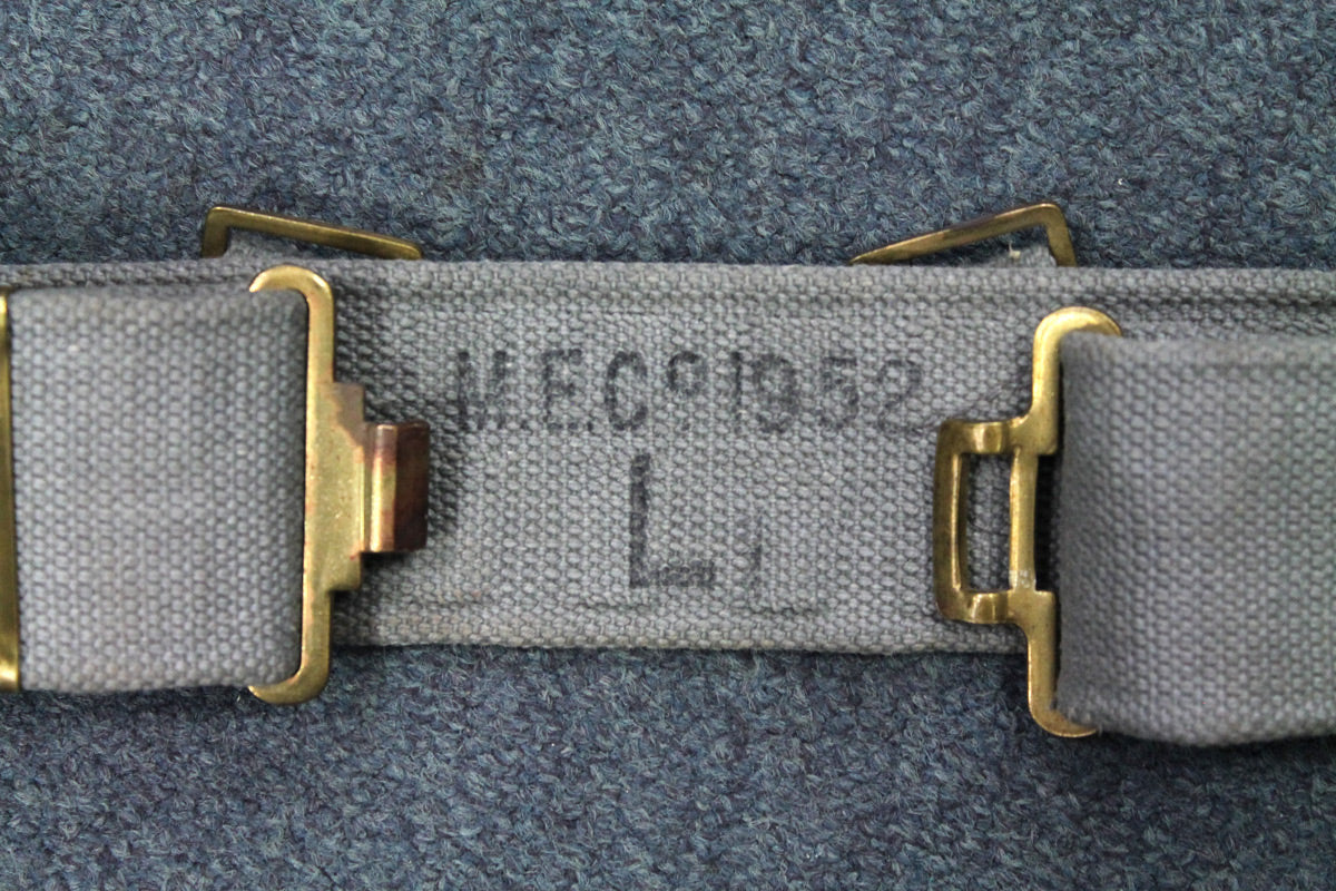 1937 PATTERN RAF GREY BELT - DATED 1952