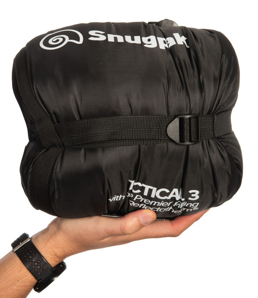 SNUGPAK TACTICAL 3 SEASON SLEEPING BAG BLACK