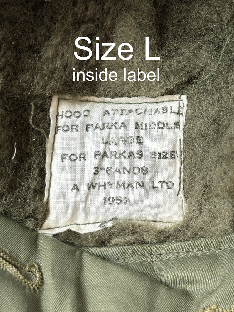 BRITISH ARMY PARKA HOOD