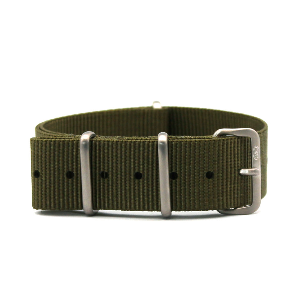 CABOT MILITARY WATCH STRAP TITANIUM - GREEN