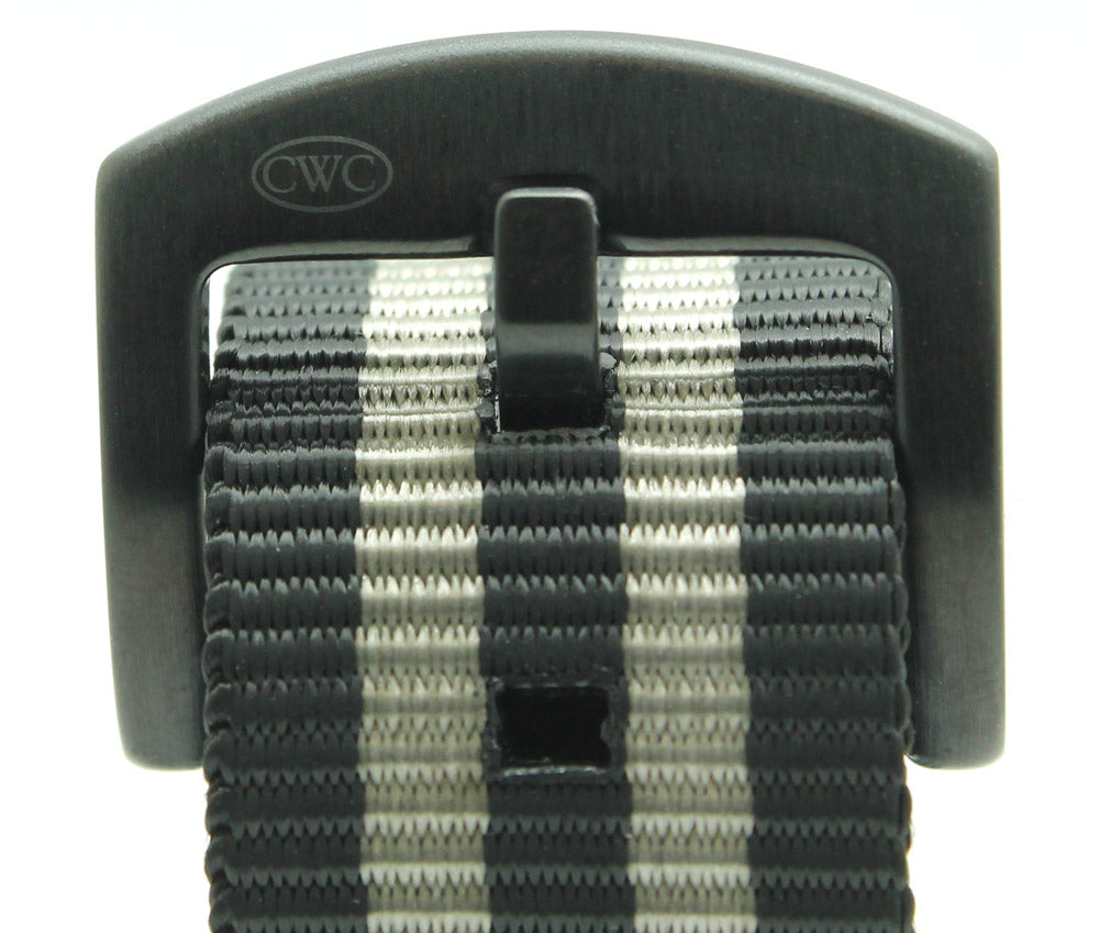 CWC SB WATCH STRAP - BOND, BLACK BUCKLE