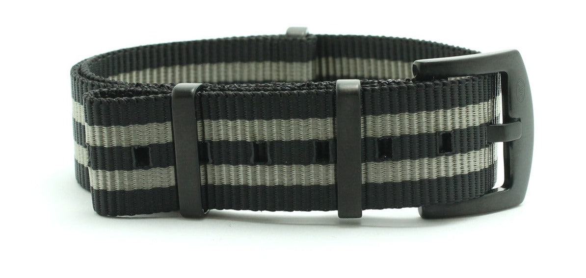 CWC SB WATCH STRAP - BOND, BLACK BUCKLE