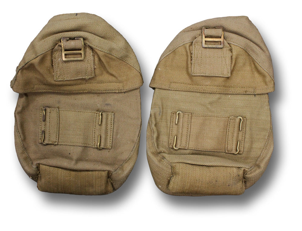 WWII PAIR OF LEWIS GUN POUCHES (BACK)