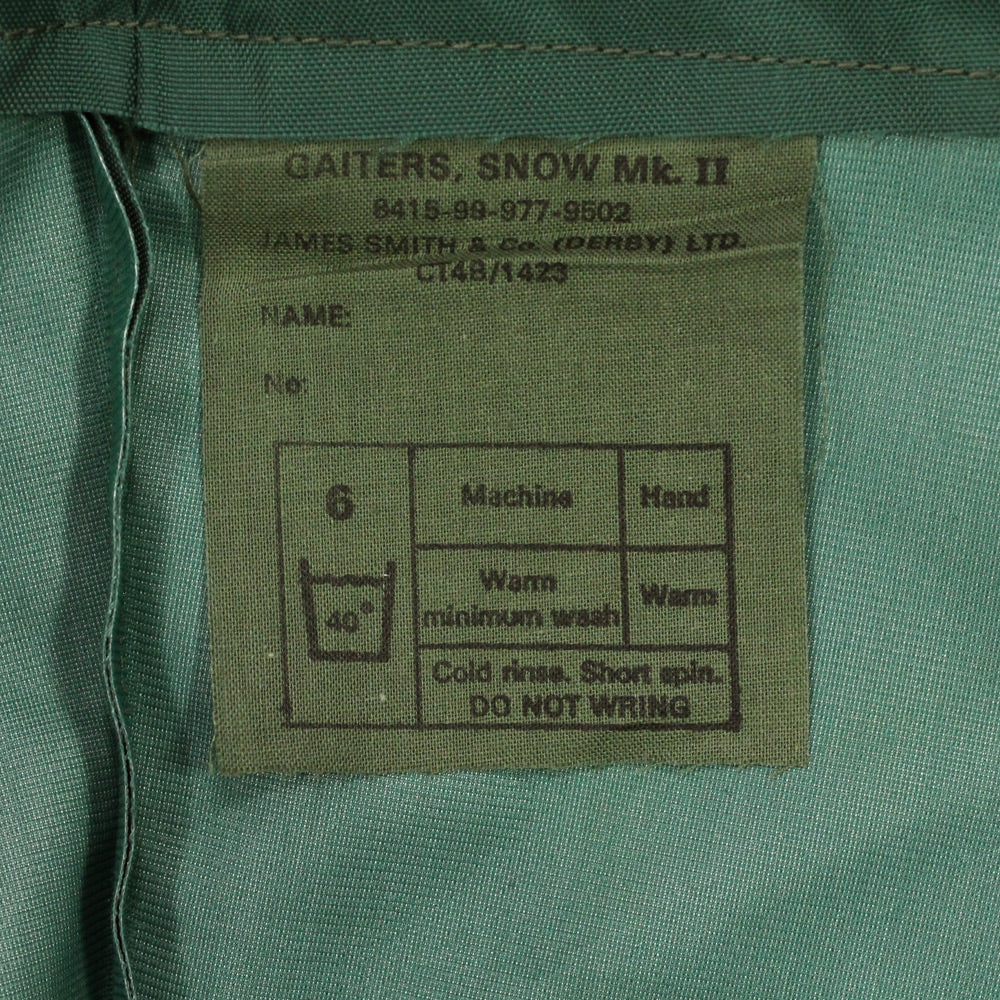 GREEN MILITARY ARCTIC GAITERS