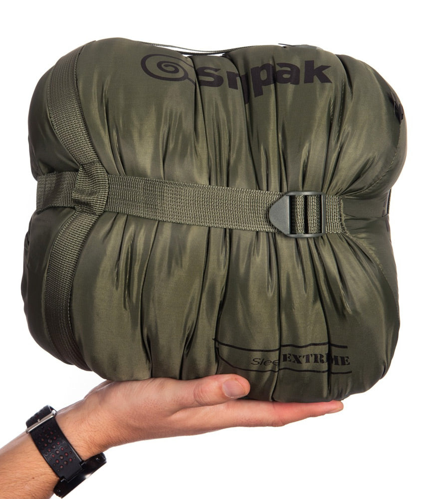 SNUGPAK SLEEPER EXTREME SLEEPING BAG - PACKED