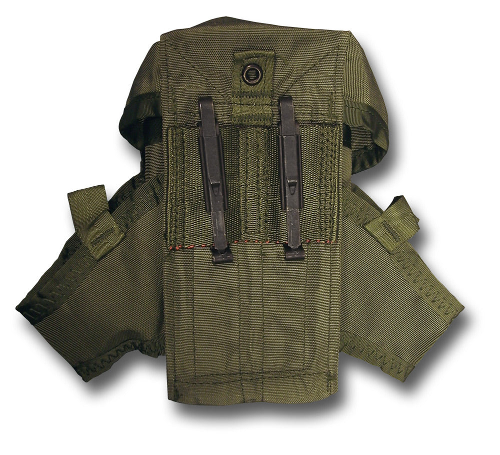 NEW GREEN USA NYLON M16 POUCH - BACK