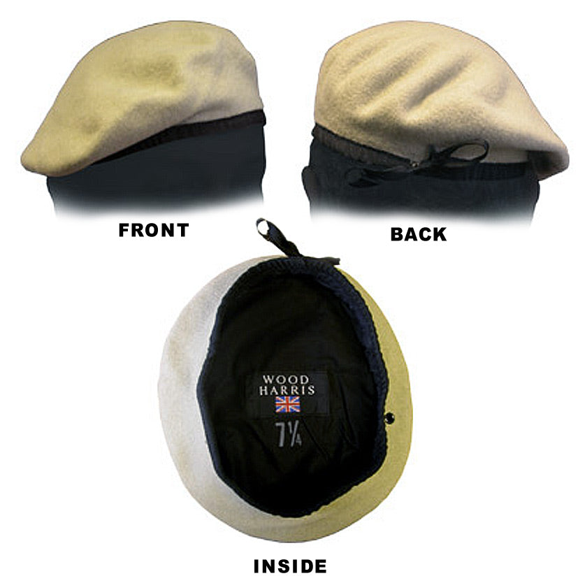 WOOD HARRIS SAND SAS STYLE BERET UK-MADE