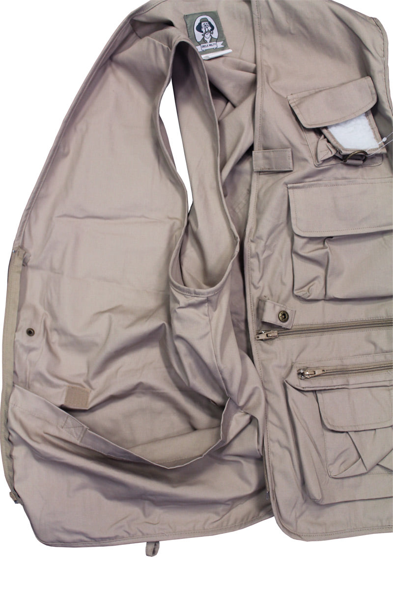 MILTY TRAVEL HUNTING VEST - KHAKI