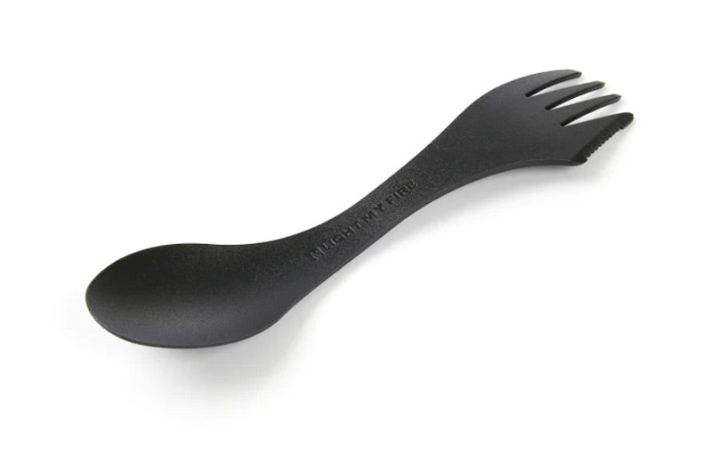 SPORK 3 IN 1 PLASTIC UTENSIL - BLACK