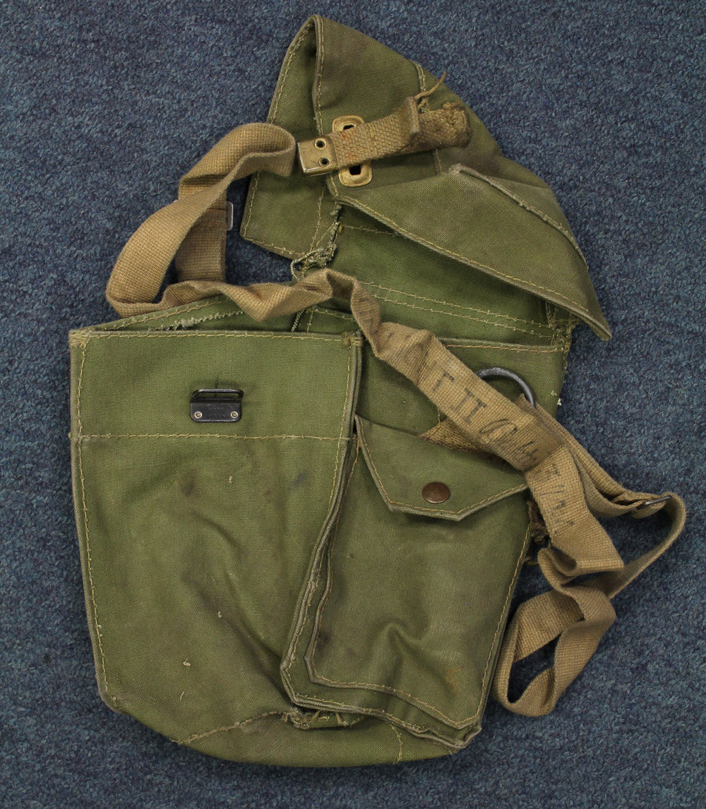 1940s GREEN GAS MASK CASE