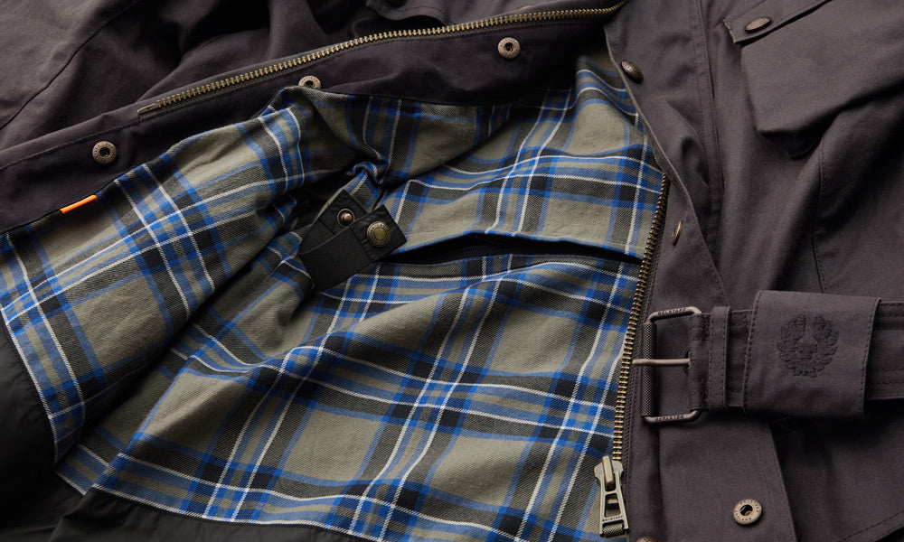 BELSTAFF TRIALMASTER MOTORCYCLE JACKET - DETAIL