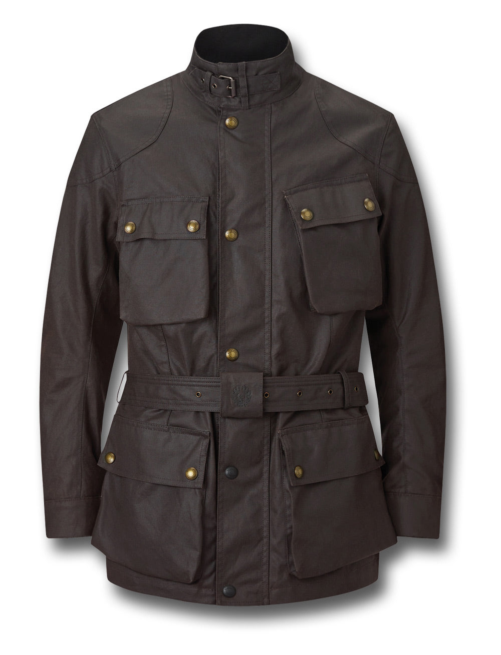 BELSTAFF TRIALMASTER MOTORCYCLE JACKET - MAHOGANY BROWN