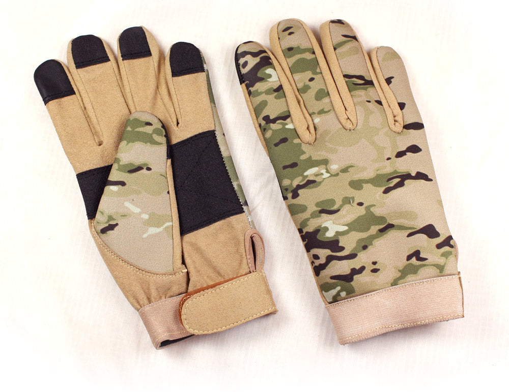 NEOPRENE TOUCH GLOVES - MULTICAM