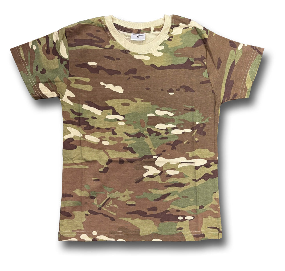 KIDS CAMOUFLAGE T-SHIRT - Main Image