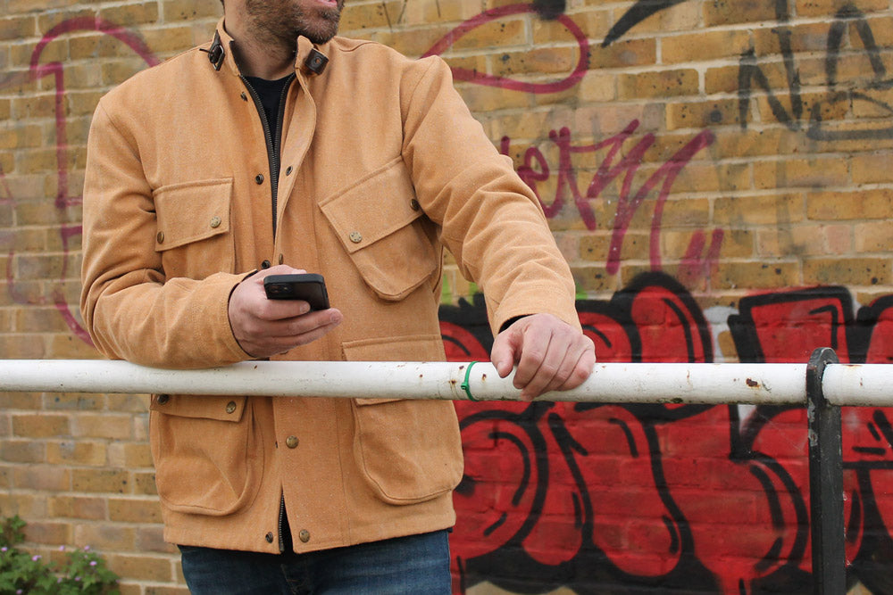 GTH CANVAS TT JACKET - TAN