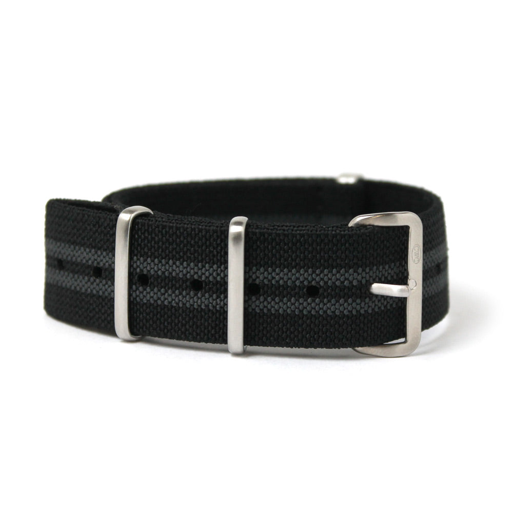 CWC STRETCH WATCH STRAP - BOND, SILVER BUCKLE