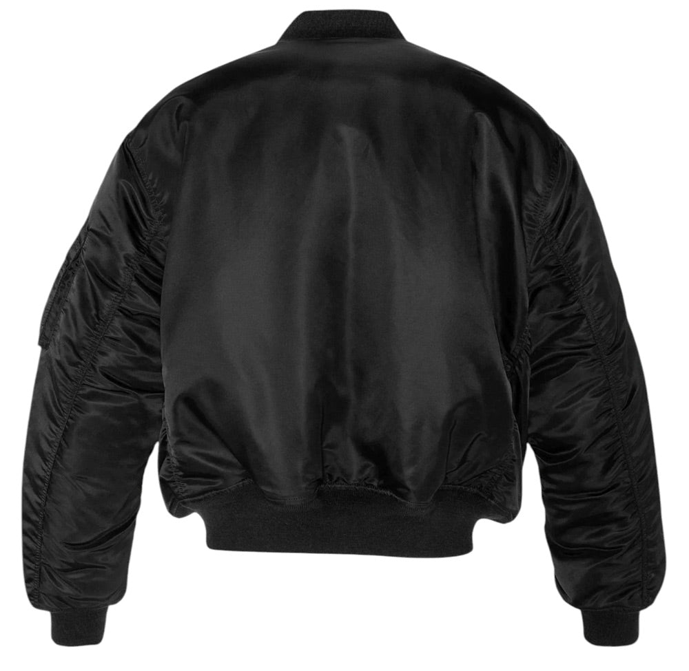 SCHOTT AIR FORCE 90S-FIT MA1 JACKET - BLACK