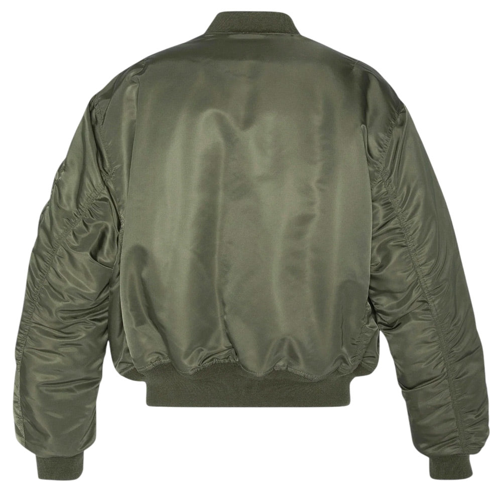 SCHOTT AIR FORCE 90S-FIT MA1 JACKET AIRFORCE90RS - GREEN