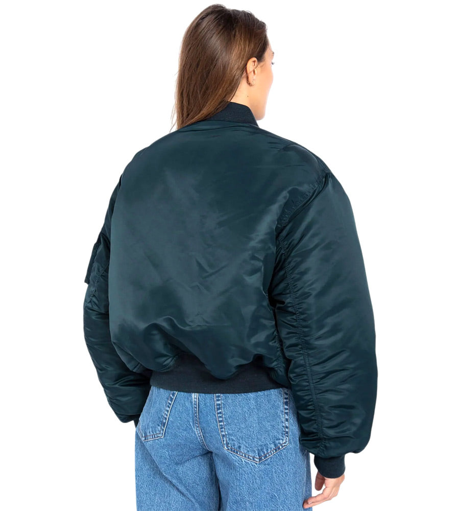 SCHOTT AIR FORCE 90S-FIT MA1 JACKET - NAVY