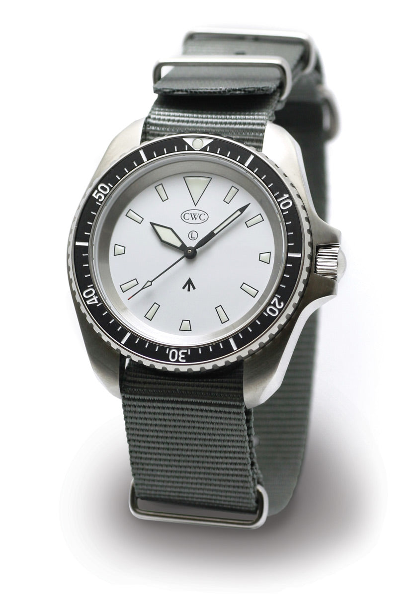 CWC ARCTIC RADAR DIVER WATCH - MATTE TOP SILVER WITHOUT DATE