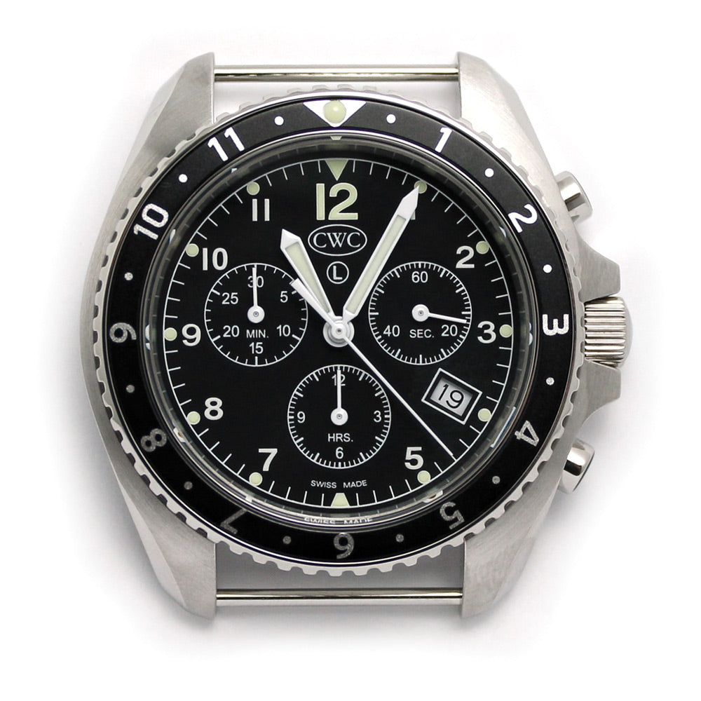 CABOT SEA FALCON CHRONO DIVER WATCH - WITH GMT BEZEL