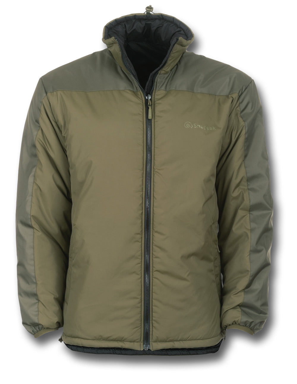 SNUGPAK SLEEKA ELITE REVERSIBLE JACKET - GREEN AND BLACK