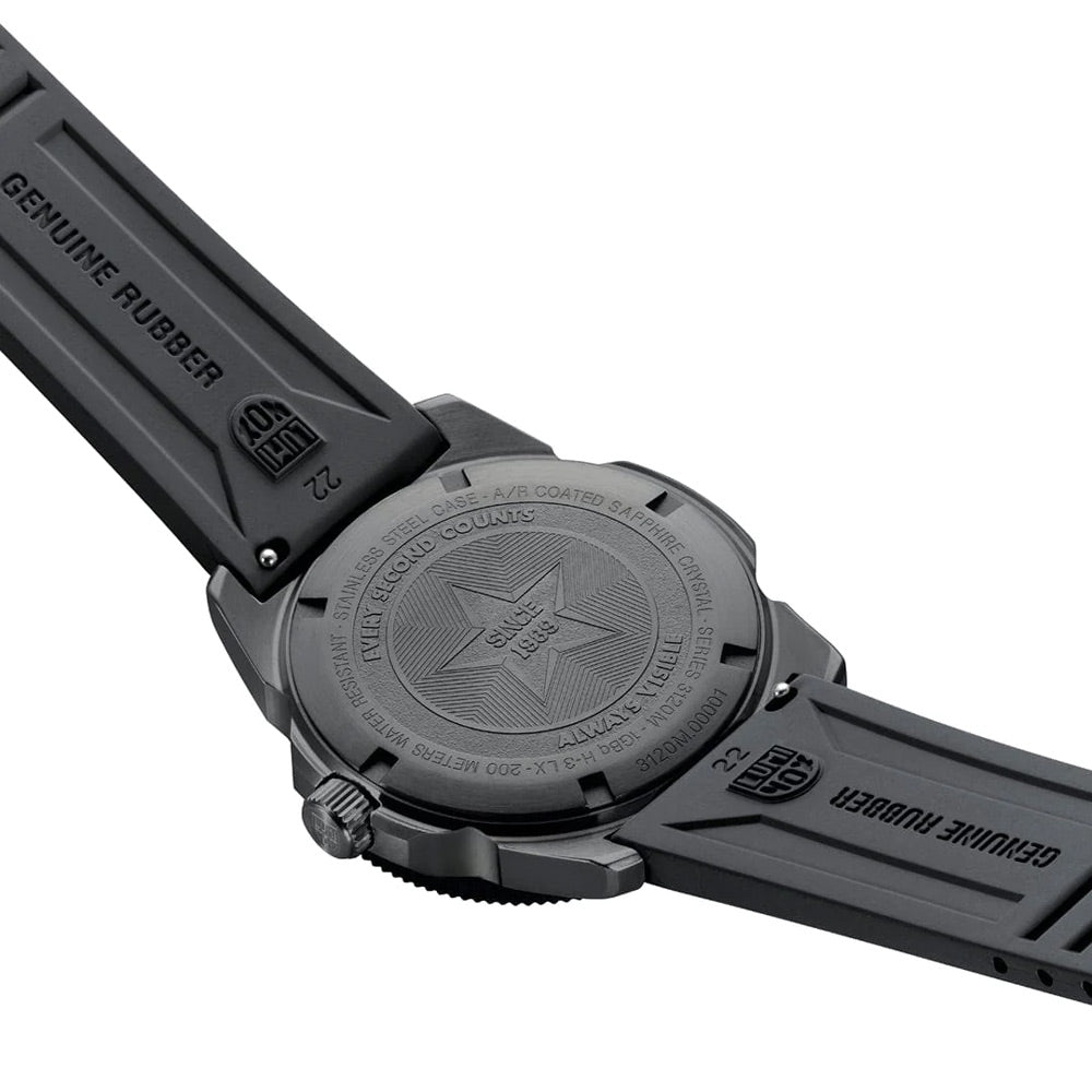 LUMINOX XS.3127M PACIFIC DIVER WATCH - CASE BACK