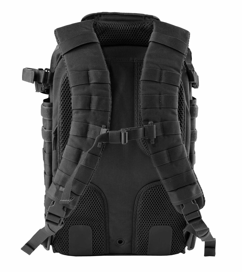 5.11 ALL HAZARDS PRIME BACKPACK 29L - BLACK, BACK