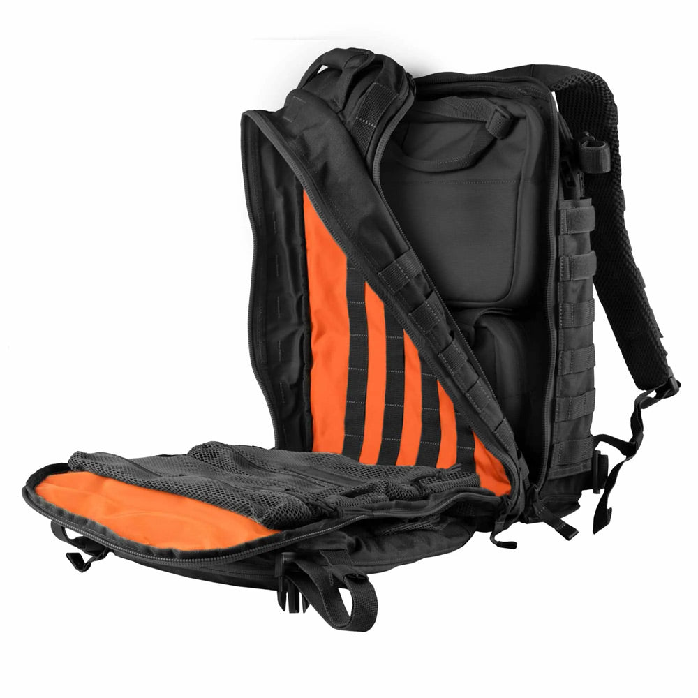 5.11 ALL HAZARDS PRIME BACKPACK 29L - BLACK, OPEN