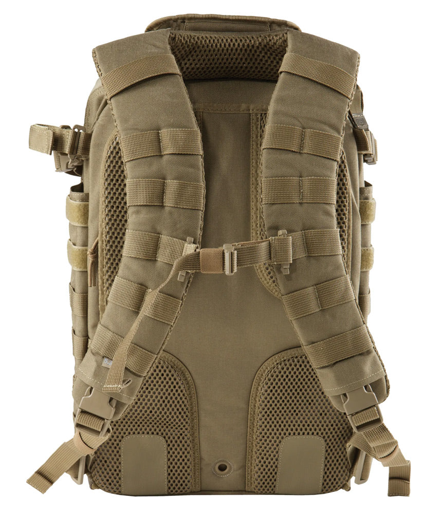 5.11 ALL HAZARDS PRIME BACKPACK 29L - SANDSTONE, BACK