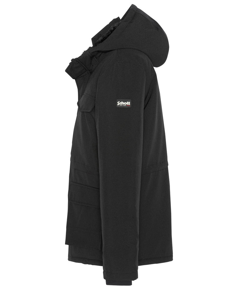 SCHOTT BRAD23 HOODED PARKA - SIDE