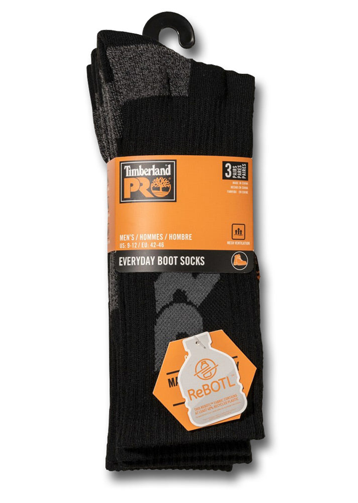 TIMBERLAND PRO EVERYDAY BOOT SOCKS 3PR