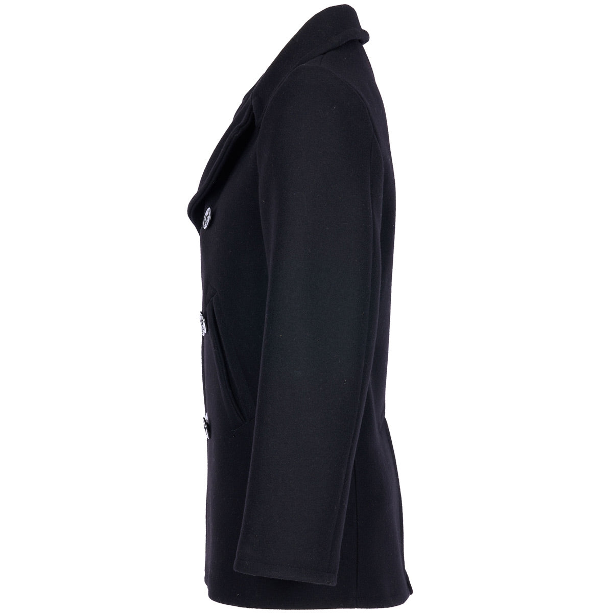 PIKE BROTHERS 1938 BLACK WOOL PEA COAT