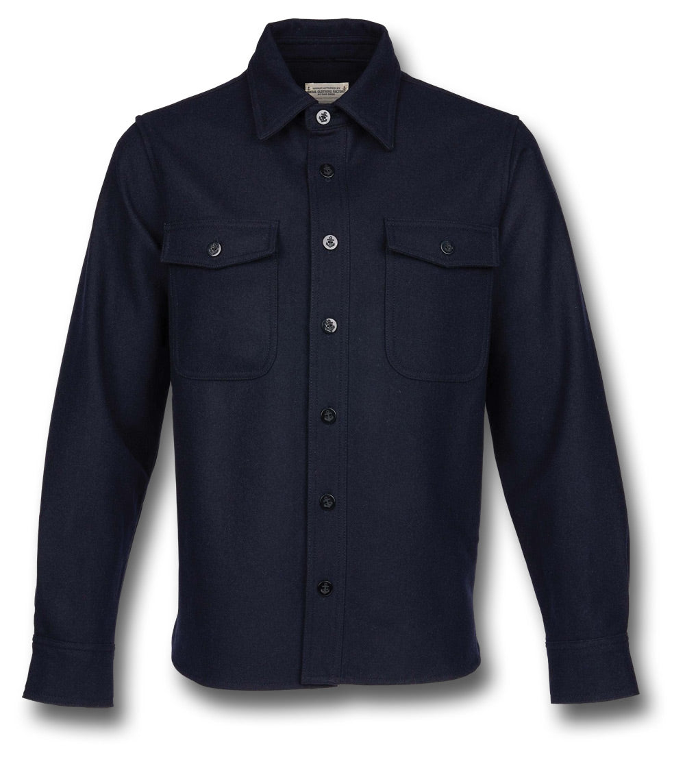 PIKE BROTHERS 1943 CPO NAVY WOOL SHIRT