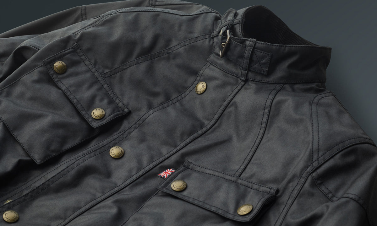 BELSTAFF CROSBY MOTORCYCLE JACKET - BLACK