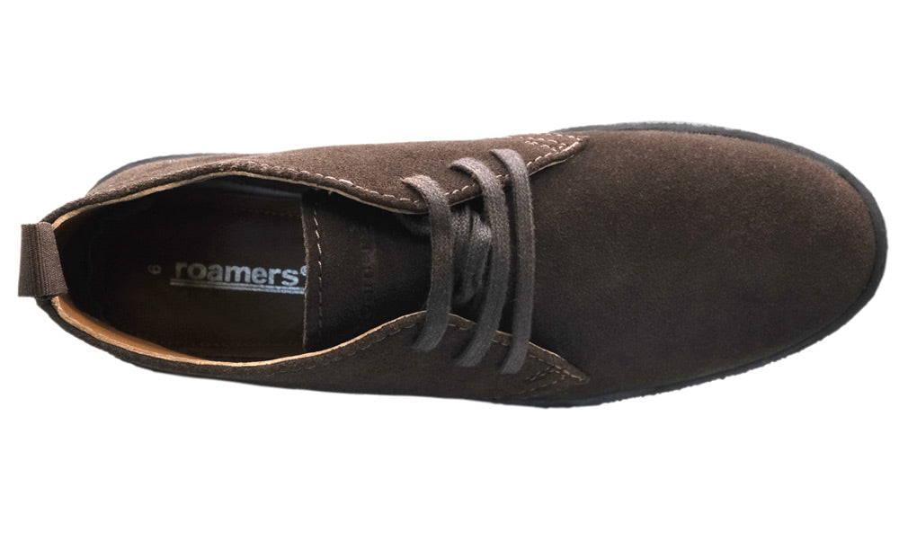 SUEDE DESERT BOOTS 3-EYELET M759 - CHOCOLATE BROWN