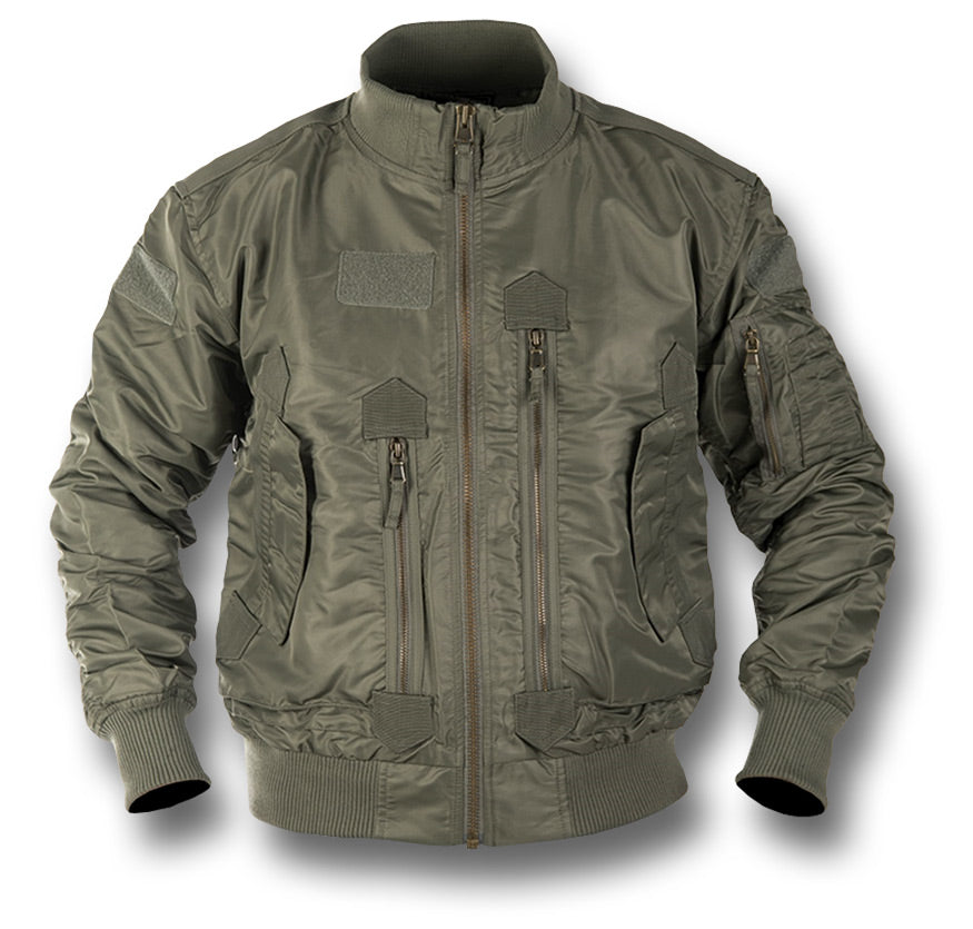 MIL-TEC G8 TACTICAL FLIGHT JACKET - GREEN