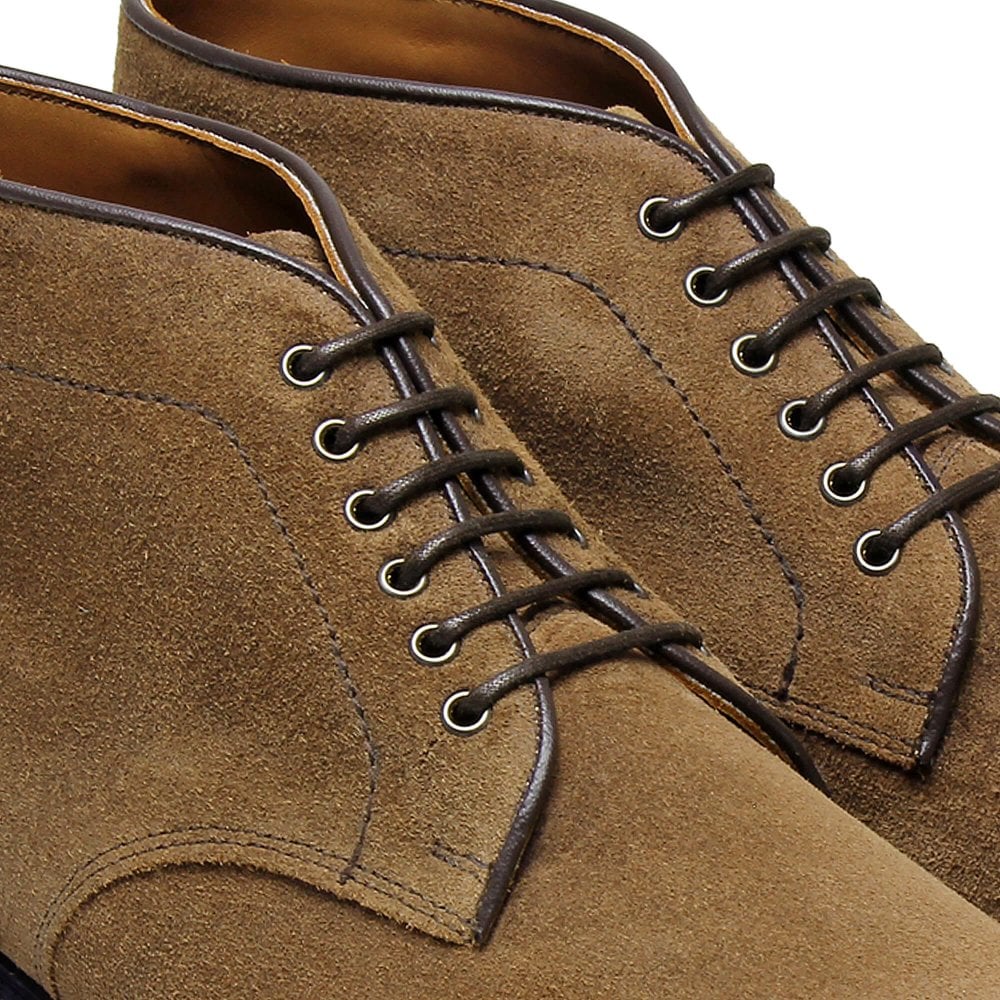 SANDERS DANIEL CHUKKA SUEDE BOOTS - SNUFF BROWN