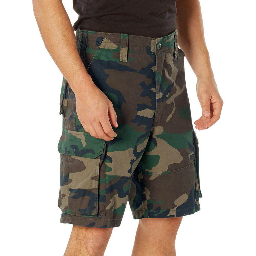 ROTHCO VINTAGE PARATROOPER CARGO SHORTS - WOODLAND