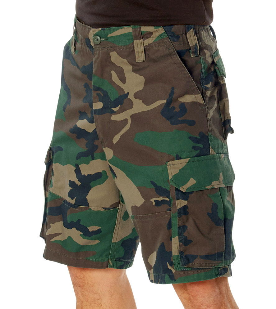 ROTHCO VINTAGE PARATROOPER CARGO SHORTS - WOODLAND