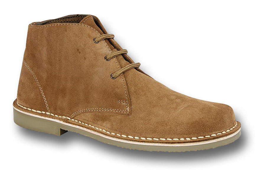 SUEDE DESERT BOOTS 3-EYELET - SAND