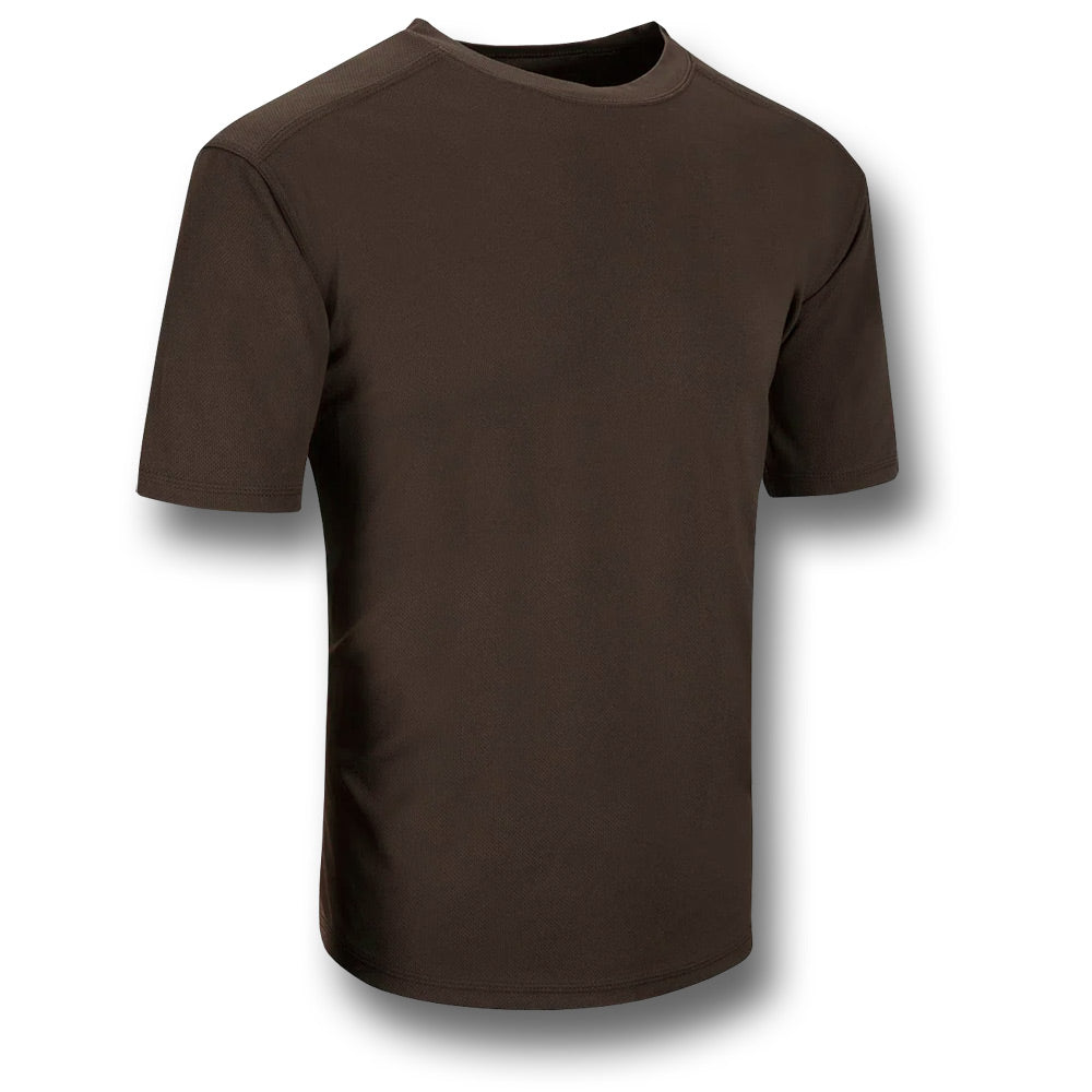 MILITARY ISSUE BROWN WICKING T-SHIRT