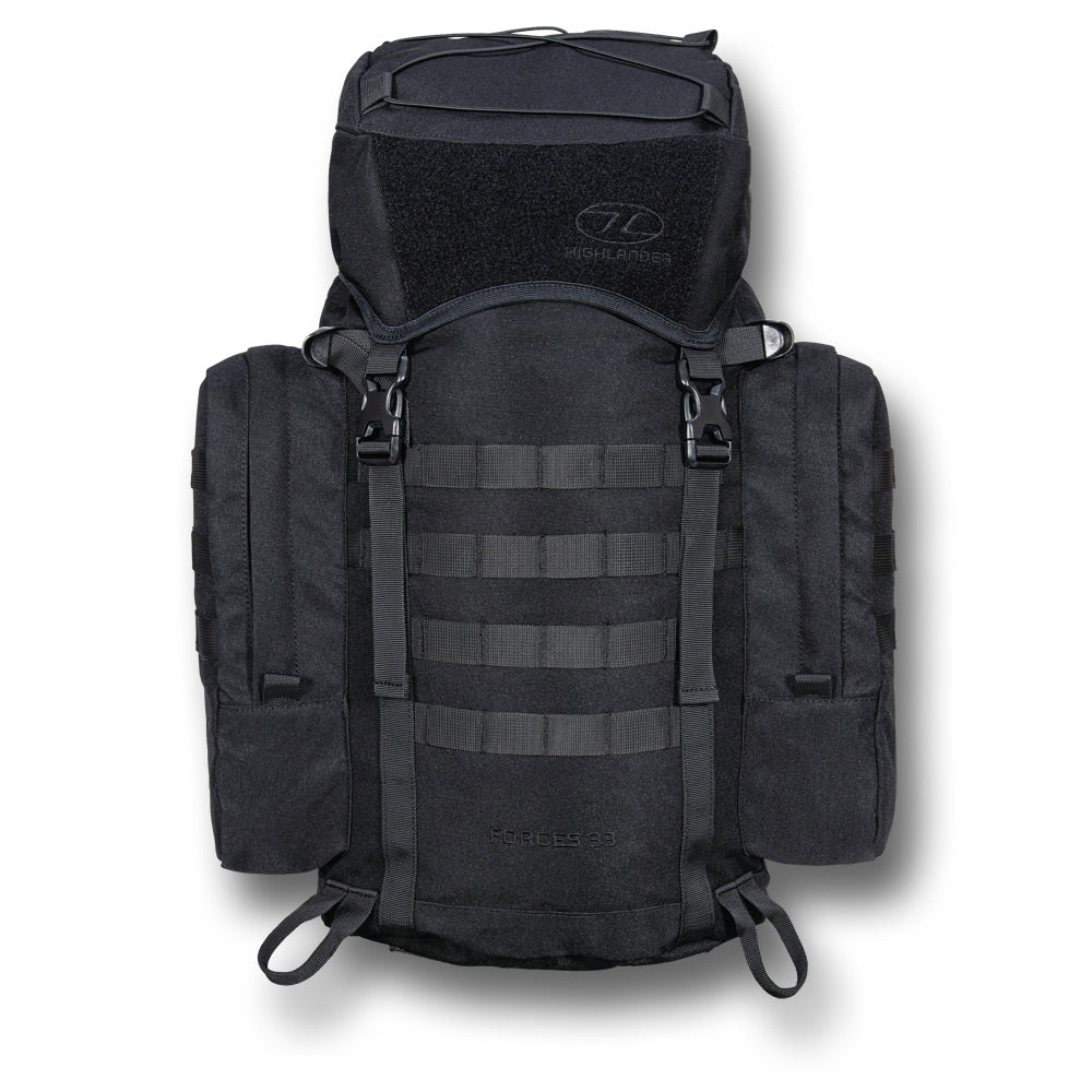 HIGHLANDER FORCES ELITE RUCKSACK - BLACK 33 LITRE
