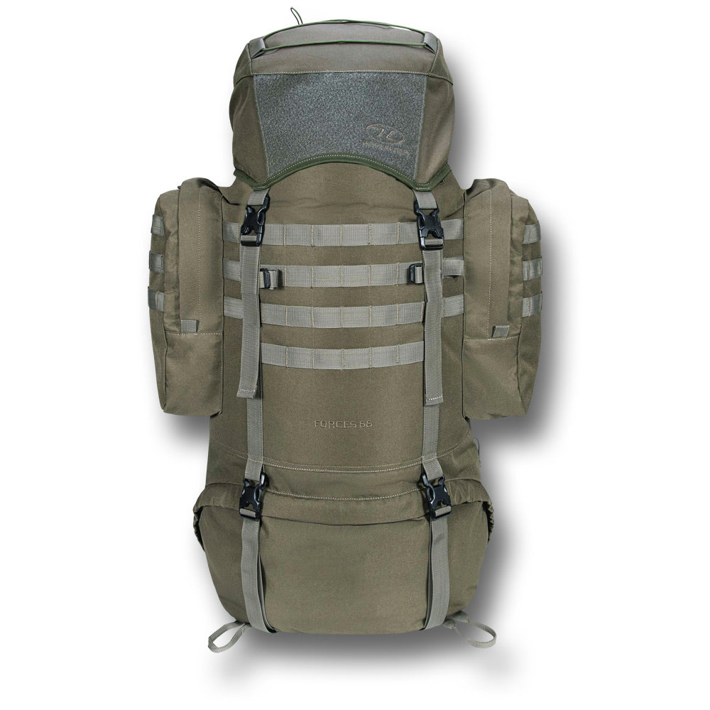 HIGHLANDER FORCES ELITE RUCKSACK - GREEN 66 LITRE