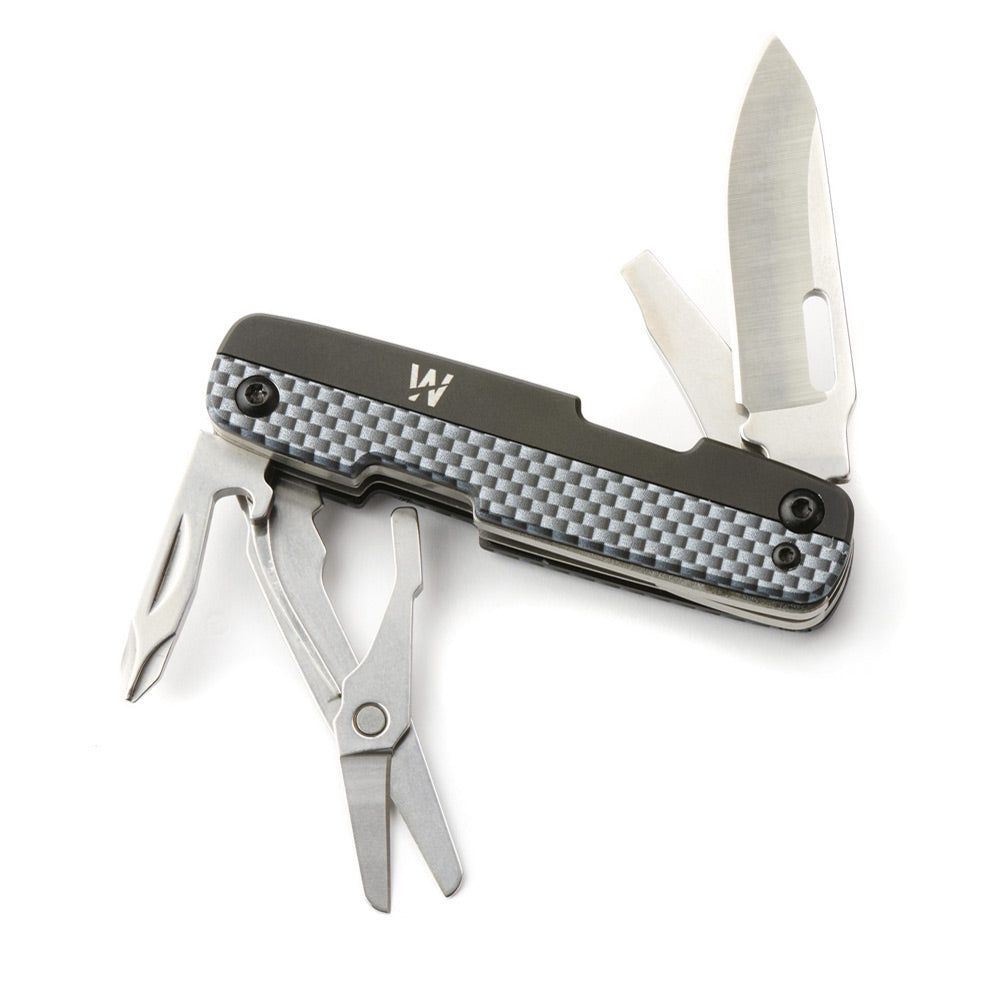 WHITBY KENT+ EDC POCKET KNIFE - CARBON FIBRE AND BLACK